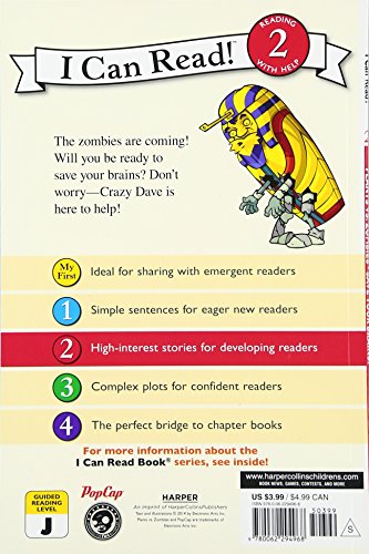 Plants vs. Zombies: Save Your Brains! (I Can Read! Level 2)