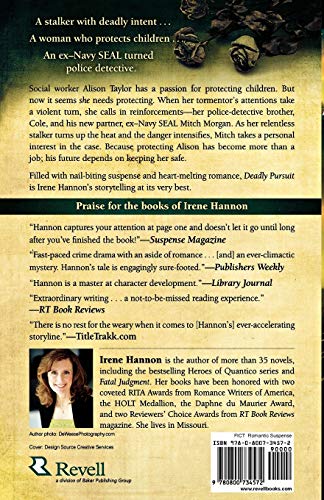 Deadly Pursuit: (A Contemporary Romance Action Thriller with an Ex-Navy SEAL Turned Police Detective on the Mystery) (Guardians of Justice)