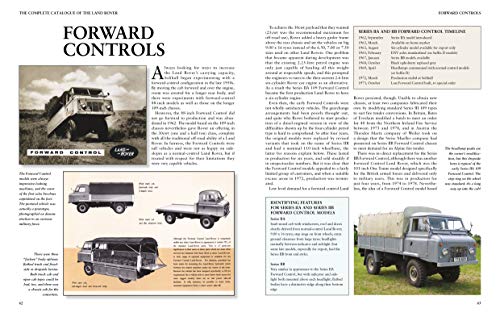 The Complete Catalogue of the Land Rover: Production Variants from Series 1 to Defender
