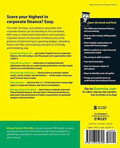 Corporate Finance For Dummies