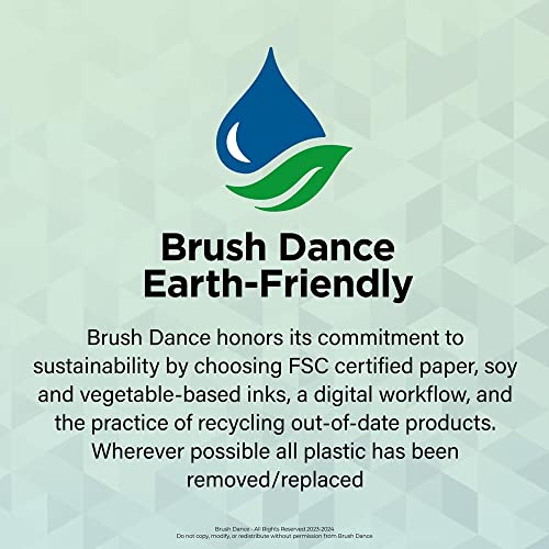 Pathways | 2024 7 x 14 Inch Monthly Mini Wall Calendar | Brush Dance | Photography Journey Scenic Nature