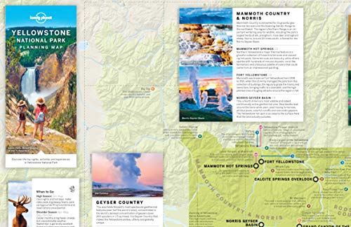 Lonely Planet Yellowstone National Park Planning Map 1