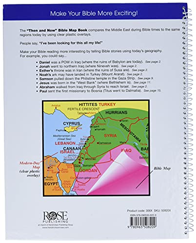 Then and Now Bible Maps: Compare Bible Times with Modern Day