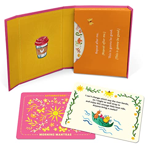 Affirmators! Mantras Morning Day Affirmation Cards Deck (30 Cards)