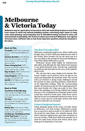 Lonely Planet Melbourne & Victoria 10 (Travel Guide)