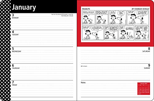 Peanuts 16-Month September 2021-December 2022 Monthly/Weekly Planner Calendar