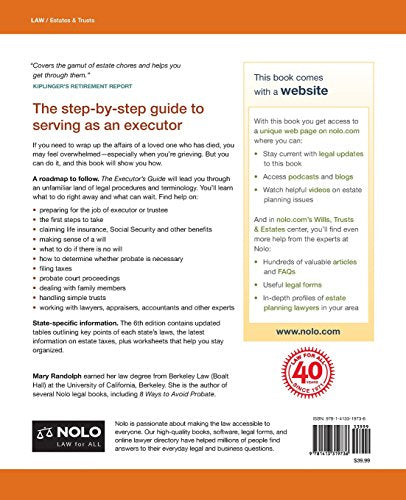 The Executor's Guide: Settling a Loved One's Estate or Trust