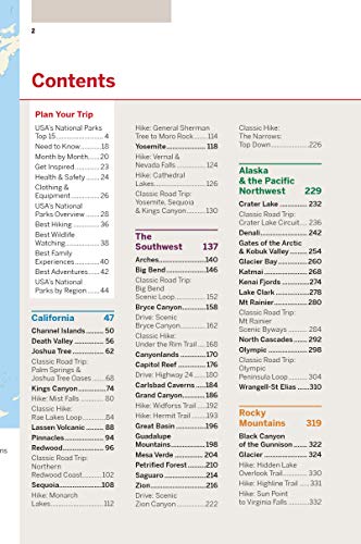 Lonely Planet USA's National Parks 3 (National Parks Guide)