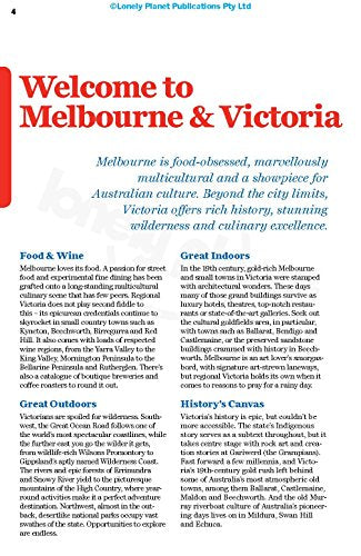 Lonely Planet Melbourne & Victoria 10 (Travel Guide)