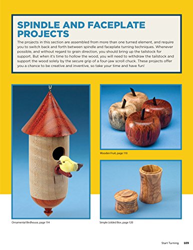 Learn to Turn, 3rd Edition Revised & Expanded: A Beginner's Guide to Woodturning Techniques and 12 Projects (Fox Chapel Publishing) Step-by-Step Instructions, Troubleshooting, Tips, & Expert Advice