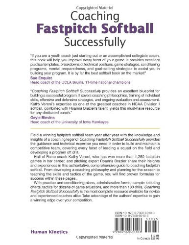 Coaching Fastpitch Softball Successfully (Coaching Successfully)