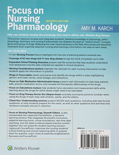 Focus on Nursing Pharmacology