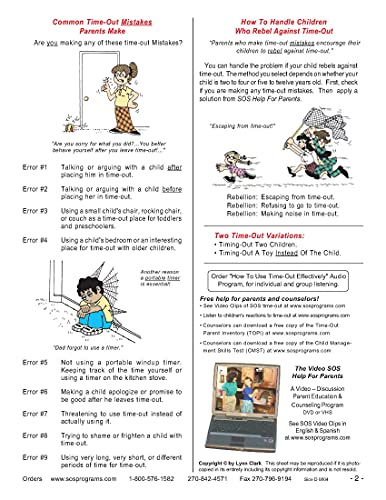 SOS Help For Parents: A Practical Guide For Handling Common Everyday Behavior Problems (5th Edition, 2020)