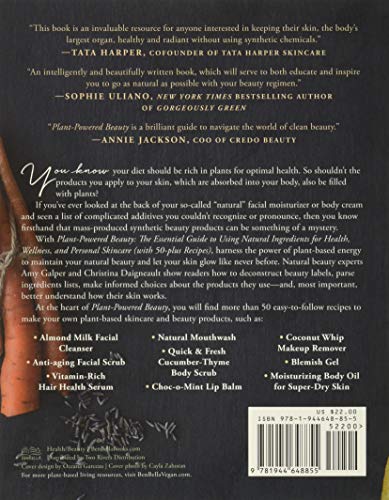 Plant-Powered Beauty: The Essential Guide to Using Natural Ingredients for Health, Wellness, and Personal Skincare (with 50-plus Recipes)