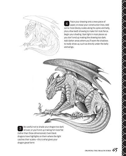 Drawing Dragons: Learn How to Create Fantastic Fire-Breathing Dragons (How to Draw Books)
