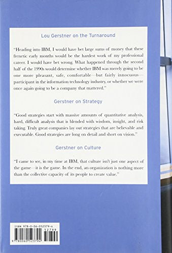 Who Says Elephants Can't Dance?:  Inside IBM's Historic Turnaround