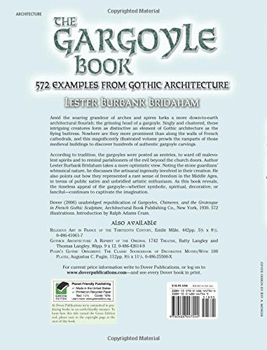 The Gargoyle Book: 572 Examples from Gothic Architecture (Dover Architecture)