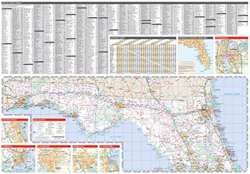 Rand McNally Easy To Read Folded Map: Florida State Map