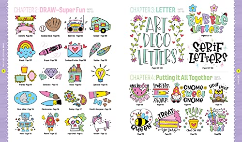 Trust Me, You Can Draw: The Super-Cute, Can't-Fail, Totally Awesome, Best-Ever Doodling, Lettering & Coloring Book