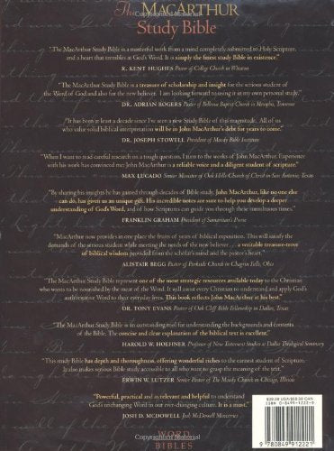 The Macarthur Study Bible ~ New King James Version (NKJV)