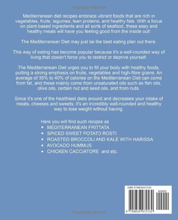 The Mediterranean Diet Cookbook for Two: Easy, Healthy and Delicious Recipes for Two, One or Few