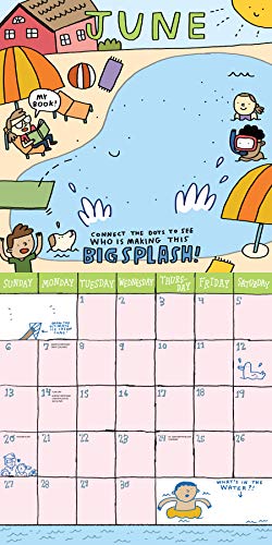 Kid's Awesome Activity Wall Calendar 2021