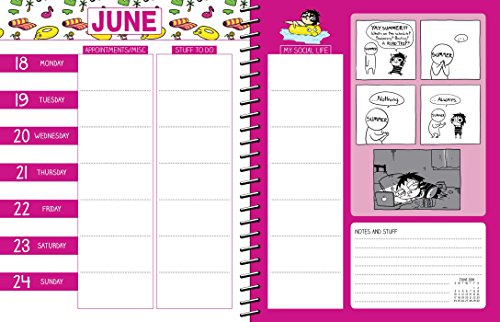 Sarah's Scribbles 2017-2018 16-Month Weekly/Monthly Planner: Get It Together! with Sarah's Scribbles