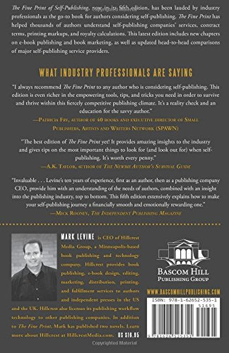 The Fine Print of Self-Publishing, Fifth Edition: A Primer on Contracts, Printing Costs, Royalties, Distribution, E-Books, and Marketing