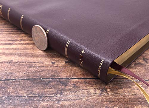 NRSV, Thinline Bible, Bonded Leather, Burgundy, Comfort Print