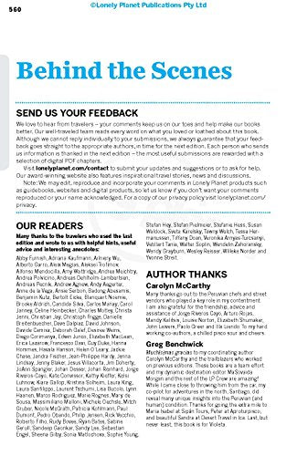 Lonely Planet Peru (Country Guide)