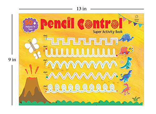 Pencil Control Super Activity Book: Activity Book for children