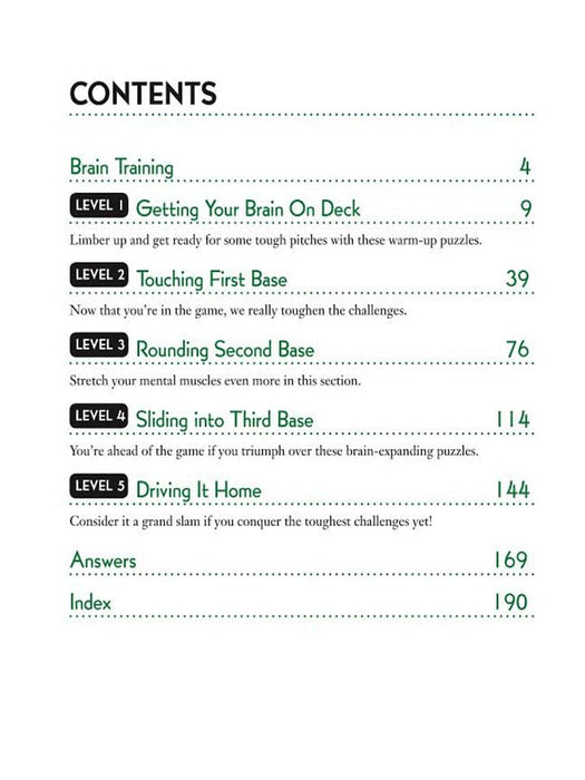 Brain Games - Baseball Puzzles