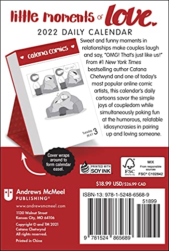 Catana Comics Little Moments of Love 2022 Deluxe Day-to-Day Calendar