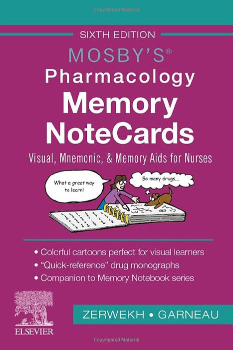 Mosby's Pharmacology Memory NoteCards: Visual, Mnemonic, and Memory Aids for Nurses