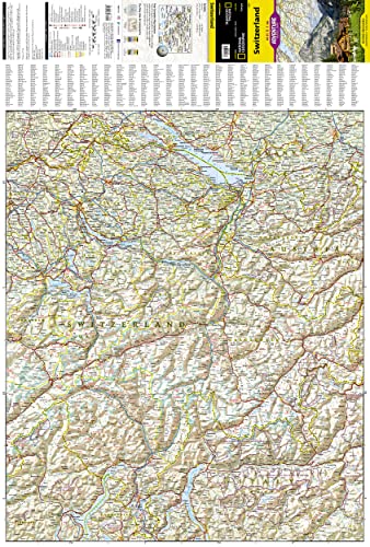 Switzerland Map (National Geographic Adventure Map, 3320)