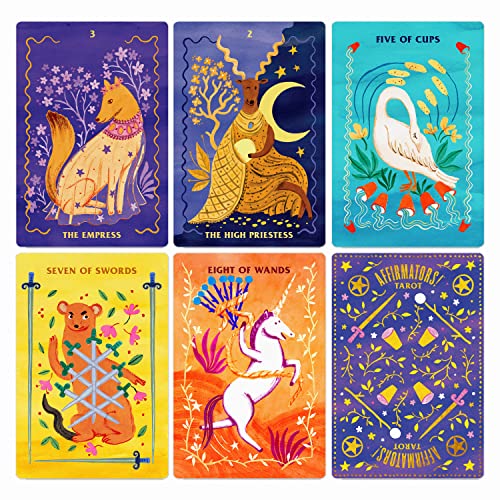 Affirmators! Tarot Cards Deck - Daily Affirmation Tarot Cards with Positive Affirmations For Magical Guidance from the Universe to Help You Help Yourself without the Self-Helpy-Ness