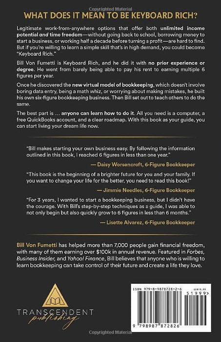 Keyboard Rich: How Anyone Can Earn Six Figures from Home with a Simple Bookkeeping Business