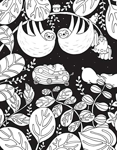 A Million Sloths: Seriously Cute Creatures to Colour
