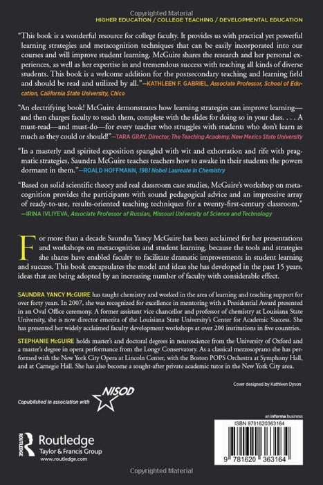 Teach Students How to Learn