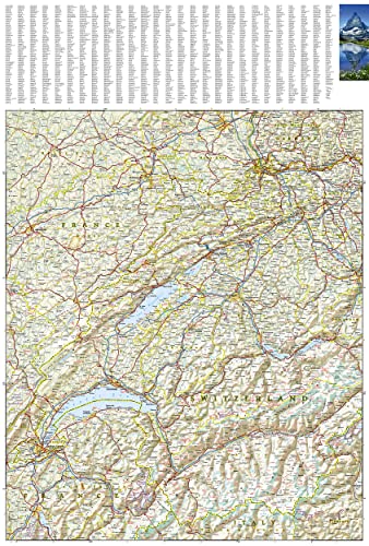 Switzerland Map (National Geographic Adventure Map, 3320)