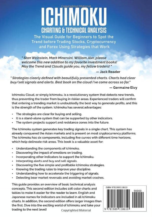 Ichimoku Charting & Technical Analysis: The Visual Guide for Beginners to Spot the Trend Before Trading Stocks, Cryptocurrency and Forex using Strategies that Work (second edition)