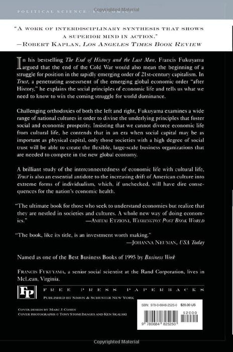 Trust: The Social Virtues and The Creation of Prosperity