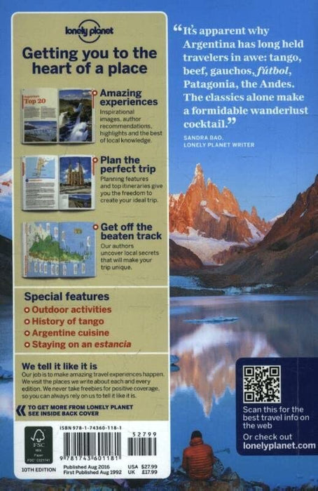 Argentina 10 (inglés) (Lonely Planet Travel Guide)