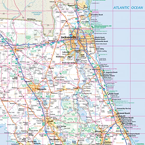 Rand McNally Easy To Read Folded Map: Florida State Map