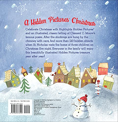 Twas the Night Before Christmas: A Highlights Hidden Pictures® Storybook (Highlights Hidden Pictures Storybooks)