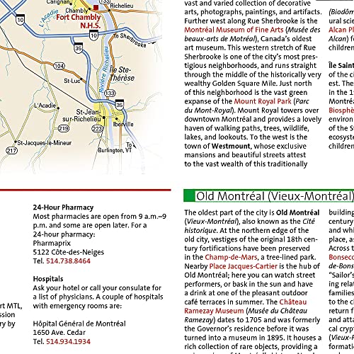 Montreal Map (National Geographic Destination City Map)