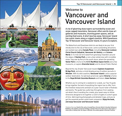 DK Eyewitness Top 10 Vancouver and Vancouver Island (Pocket Travel Guide)
