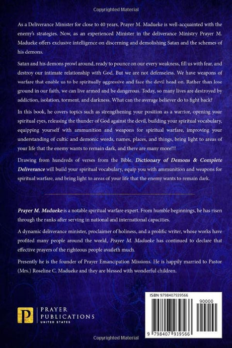 Dictionary of Demons & Complete Deliverance: Don’t Give the Enemy a Seat at Your Table, Powerful Spiritual Warfare Strategies for Effective ... Breaking Demonic Curses, Cast Out Demons)