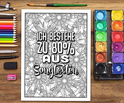 Ein bissiges Malbuch für Erwachsene (German Edition)