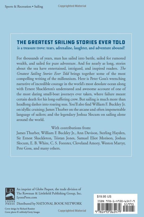 The Greatest Sailing Stories Ever Told: Twenty-Seven Unforgettable Stories